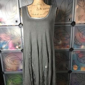Women’s Grey Long Sleeveless XL Top